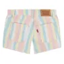 Levi's Printed Fray Hem Shorts, Pear sorbet, 14Y