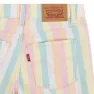 Levi's Printed Fray Hem Shorts, Pear sorbet, 14Y