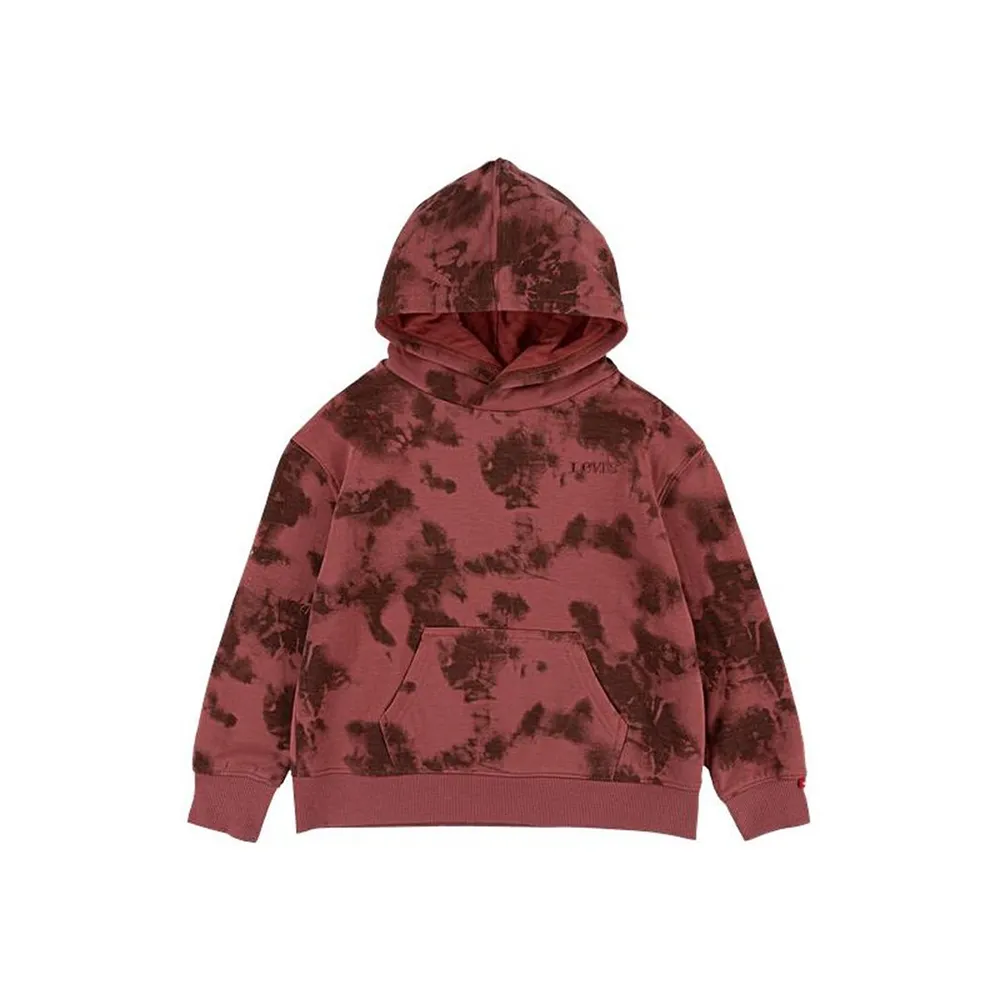 Levi's Tie Dye Pullover Huvtröja, Marsala, 8Y