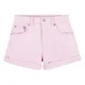 Levi's Twill Mini Mom Roll Cuff Shorts