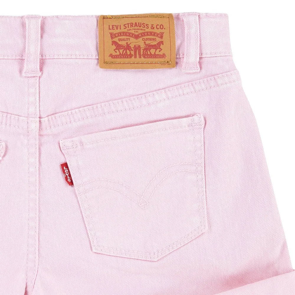 Levi's Twill Mini Mom Roll Cuff Shorts