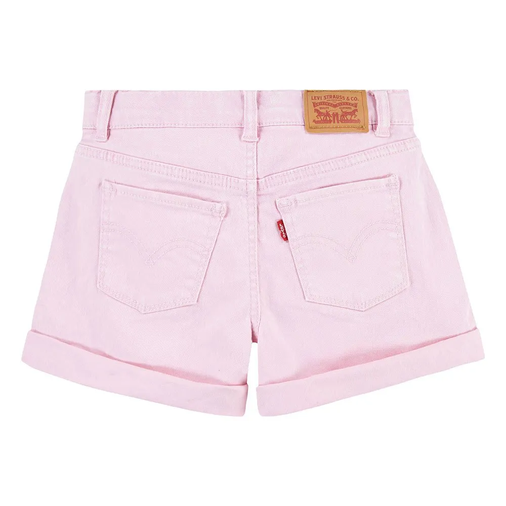 Levi's Twill Mini Mom Roll Cuff Shorts
