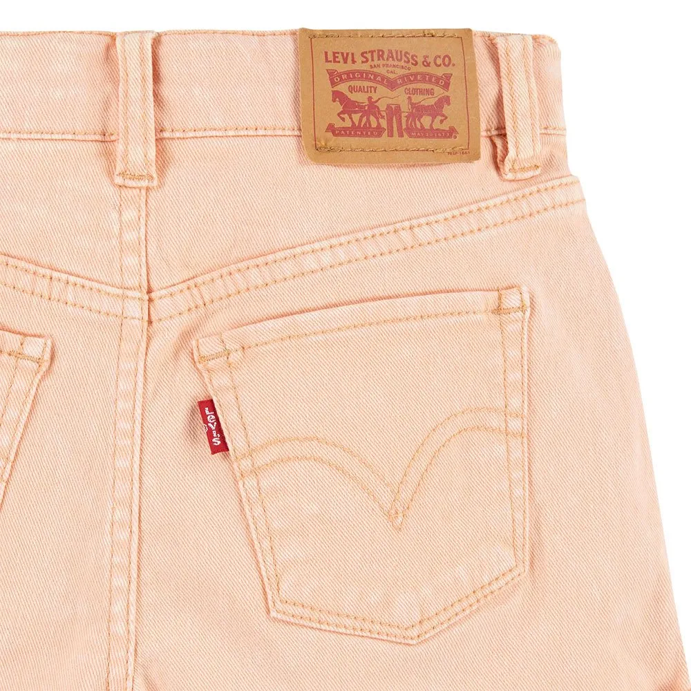 Levi's Twill Mini Mom Roll Cuff Shorts