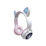 Lexibook Bluetooth With Cat Ears And Lights To Listen To Music Without Cable 24.40x46x37 Cm Hörlurar, Multicolor, One Size