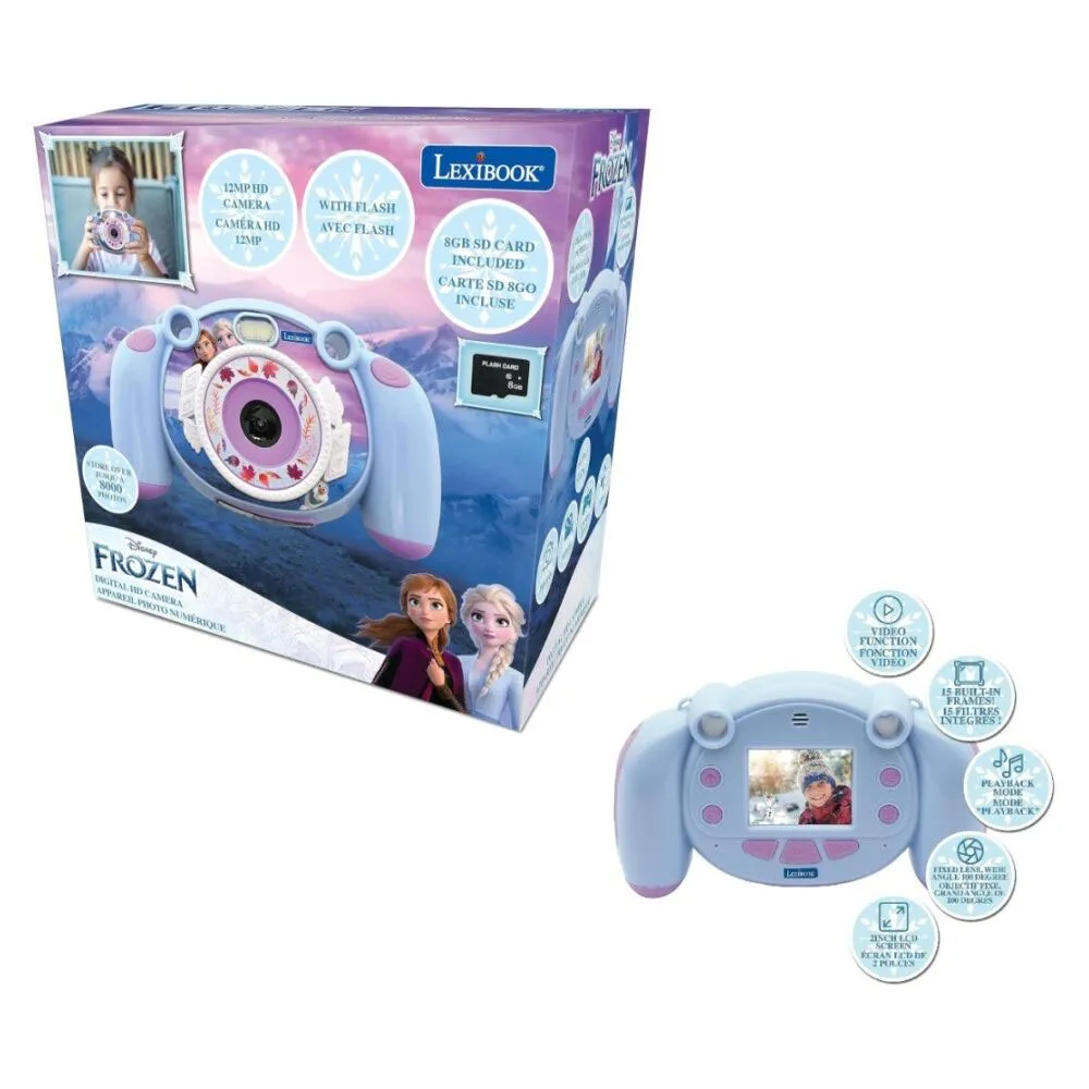 Lexibook Frozen Disney-kamera, Multicolour, One Size Lexibook Frozen Disney-kamera, Multicolour, One Size