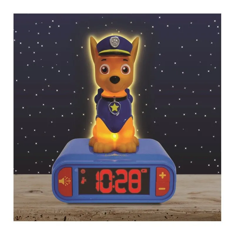 Lexibook Paw Patrol Chase Digital Väckarklocka, Multicolor Lexibook Paw Patrol Chase Digital Väckarklocka, Multicolor