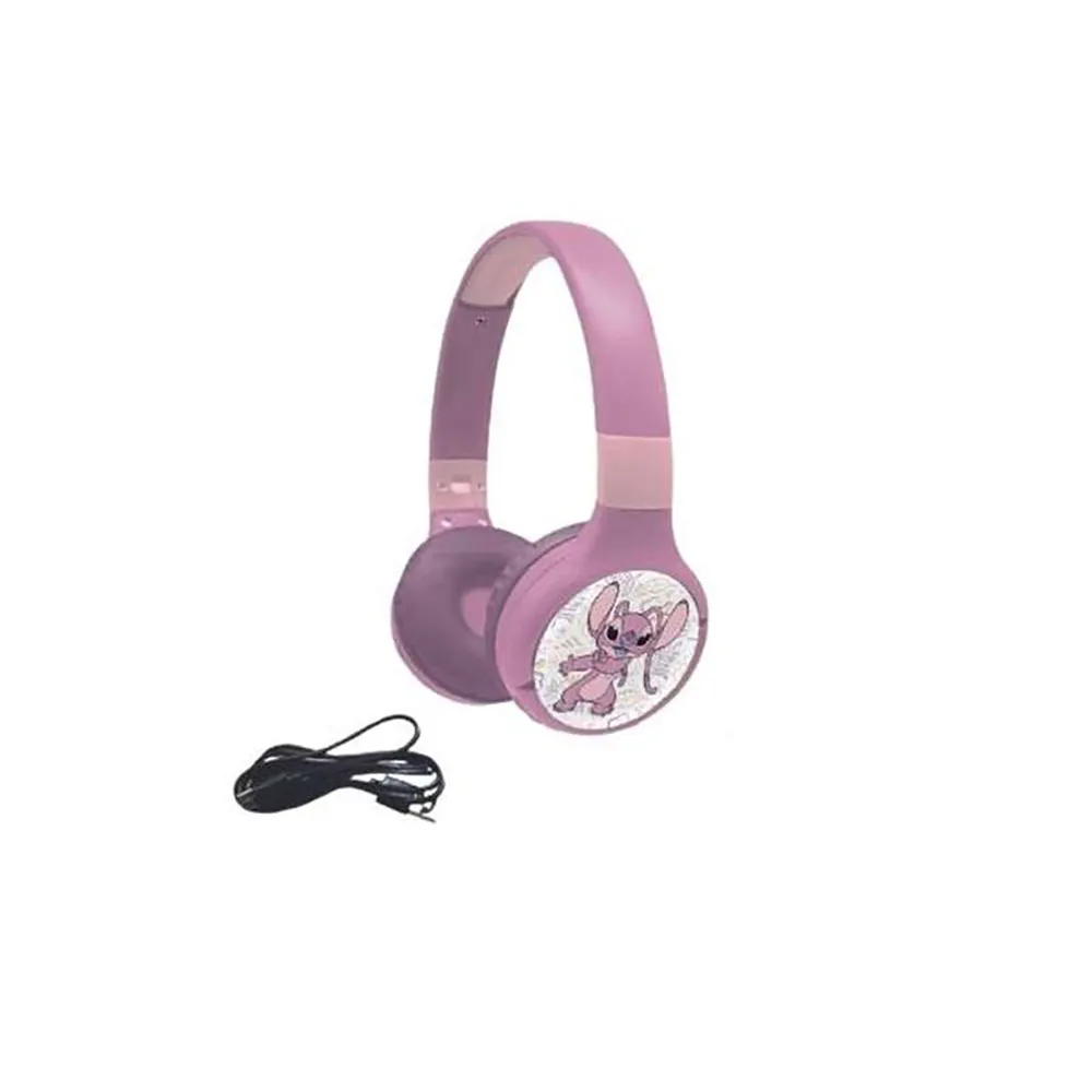 Lexibook Stitch 2-i-1 Hopfällbara Bluetooth-hörlurar Med Sladd, Multicolor, One Size Lexibook Stitch 2-i-1 Hopfällbara Bluetooth-hörlurar Med Sladd, Multicolor, One Size