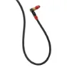 Lezyne Abs-1 Pro Braided High Pressure Slang, Black / red, One Size