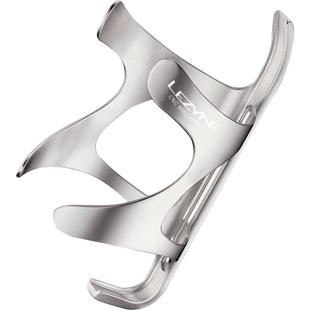 Lezyne Al Flaskhållare, Gloss silver, One Size