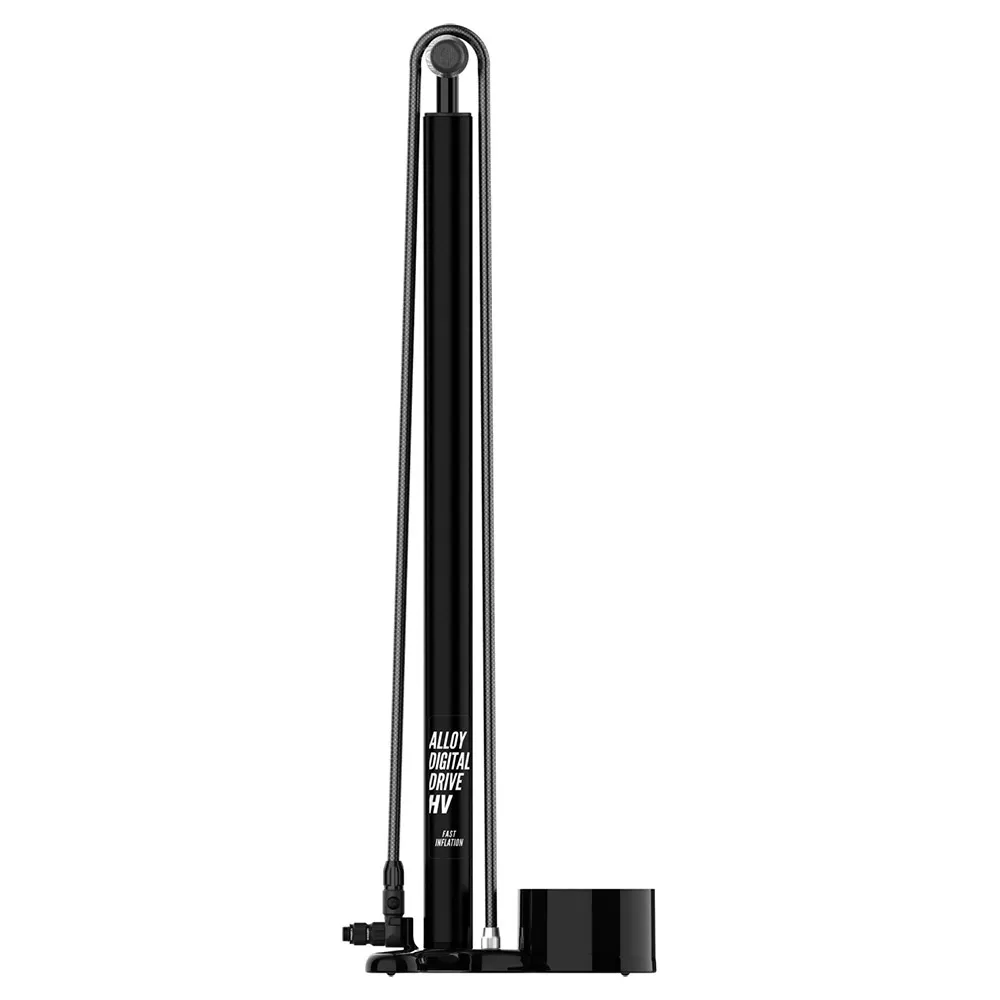 Lezyne Alloy Hv Digital Drive 3.5 Cykelpump, Satin black, 100psi