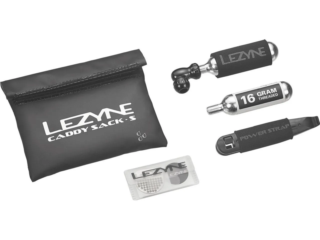 Lezyne Caddy Kit CO2 Pumpe, Black, One Size