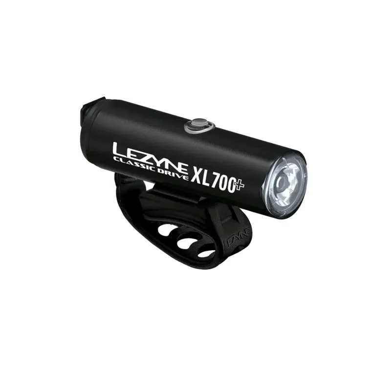 Lezyne CLASSIC DRIVE XL 700+ FRONT LIGHT, Satin black, 700 Lumens