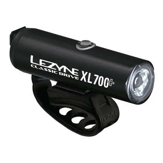 Lezyne CLASSIC DRIVE XL 700+ FRONT LIGHT, Satin black, 700lm