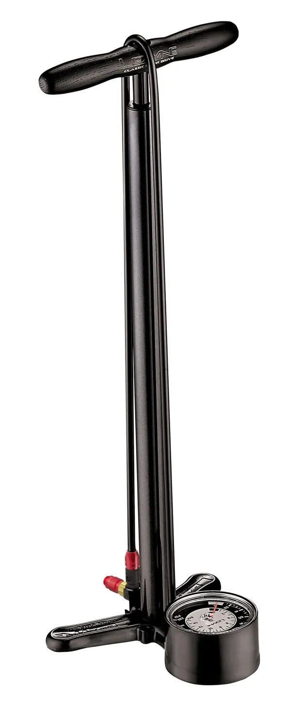 Lezyne Classic Floor Drive Gulvpumpe, Svart Lezyne Classic Floor Drive Gulvpumpe, Svart