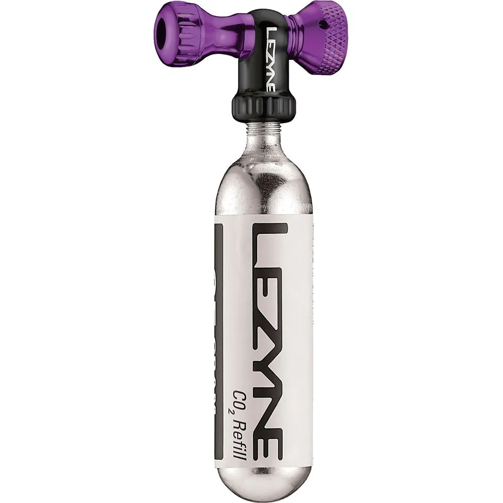 Lezyne Control Drive 25g Co2-patron, Red / sulver, One Size