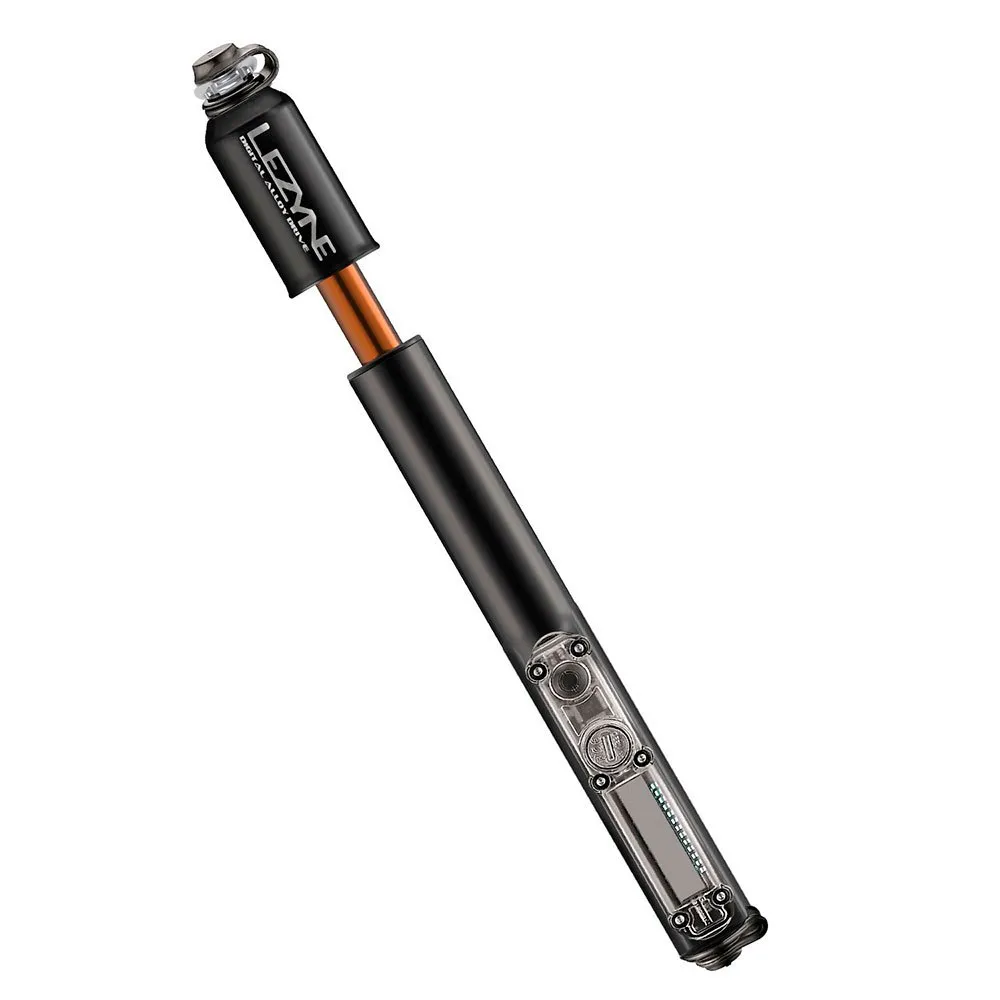 Lezyne Digital Drive Mini Pump, Black, 90psi
