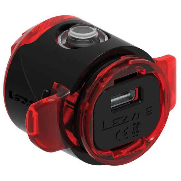 Lezyne Femto Usb C Drive Bakljus, Red / black, 15lm