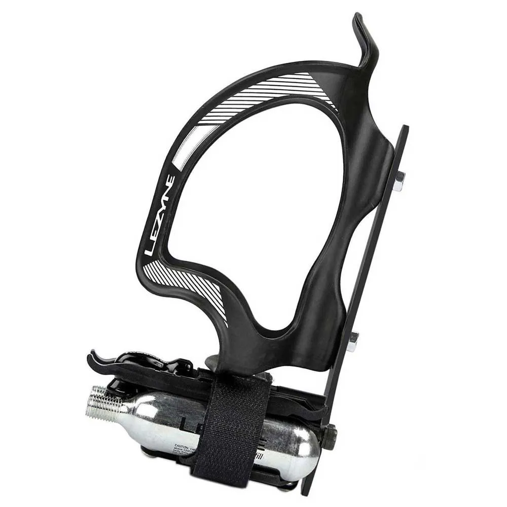 Lezyne Flow Storage Adapter Pump, Black, One Size