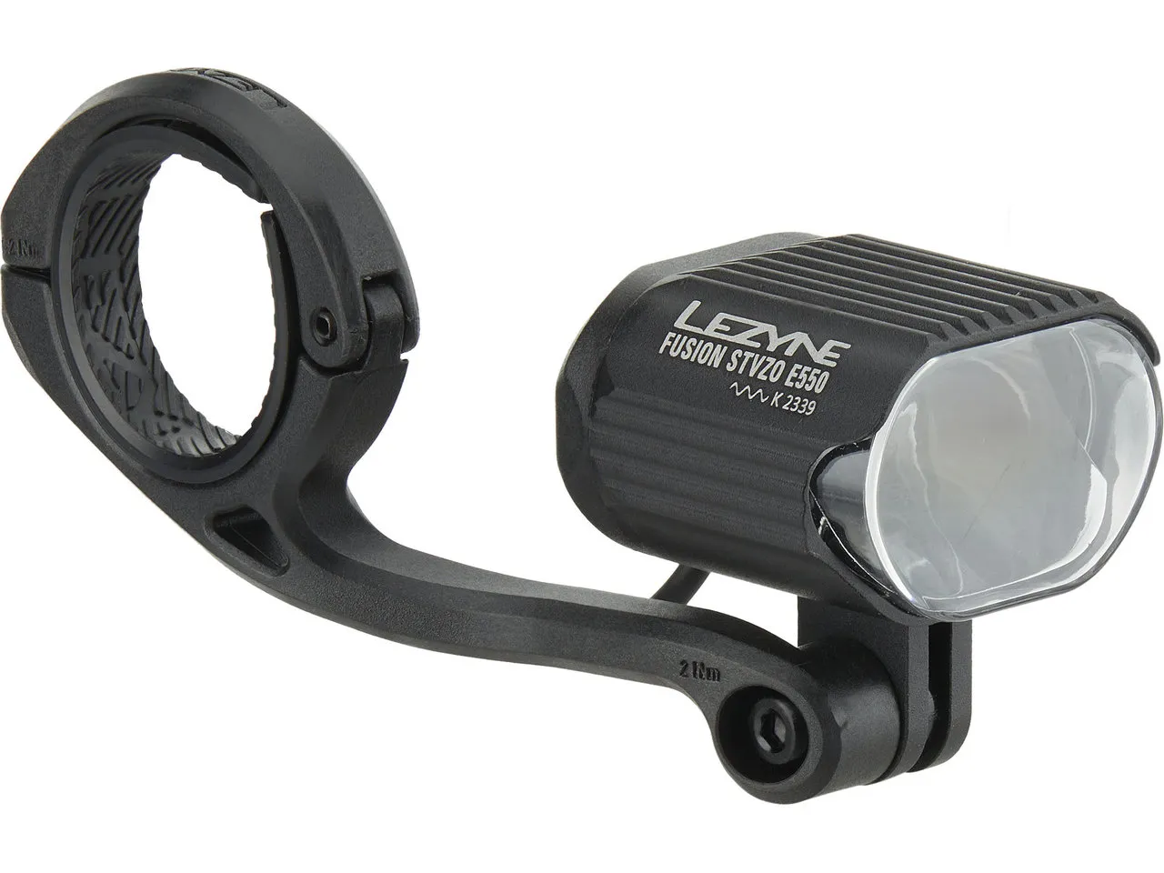 Lezyne Fusion E550 E-Bike LED Frontlicht mit StVZO-Zulassung, Black, 550 Lumens