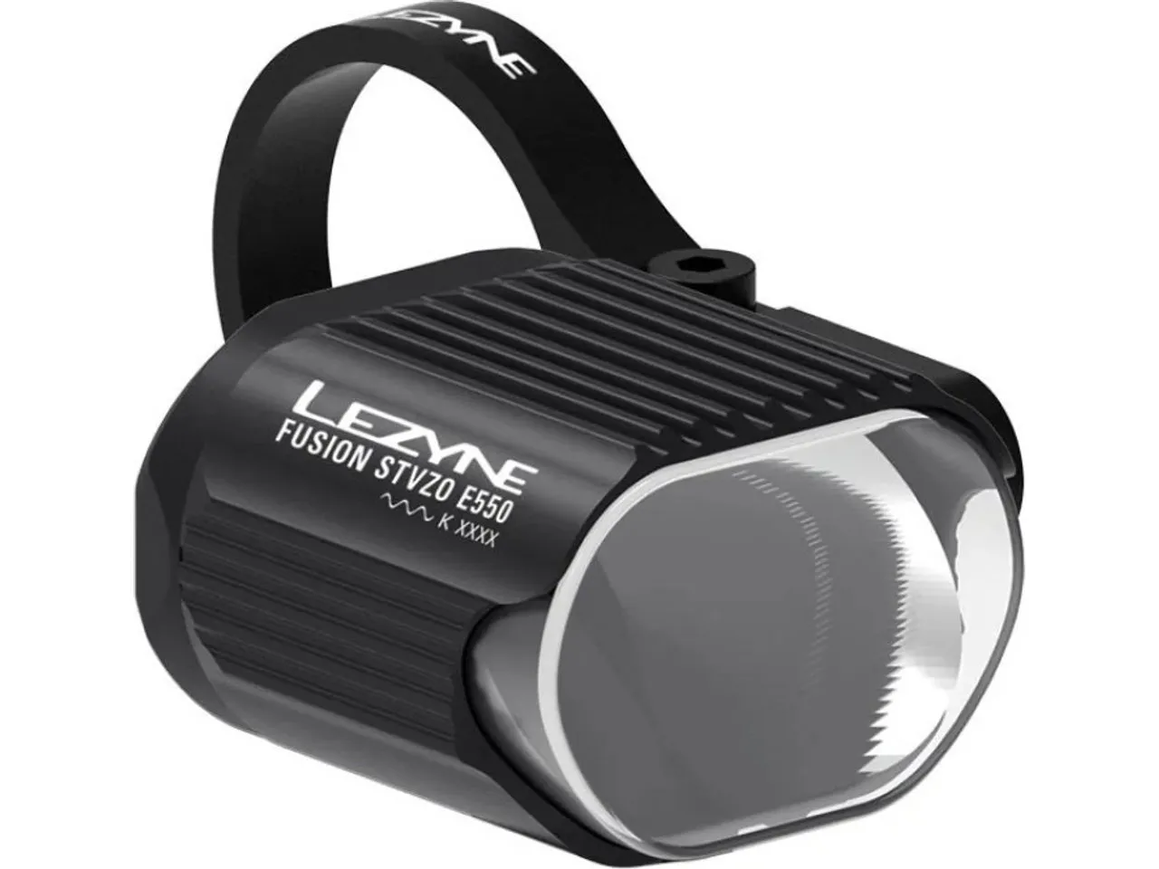 Lezyne Fusion E550 SM E-Bike LED Frontlicht mit StVZO-Zulassung, Black, 550 Lumens