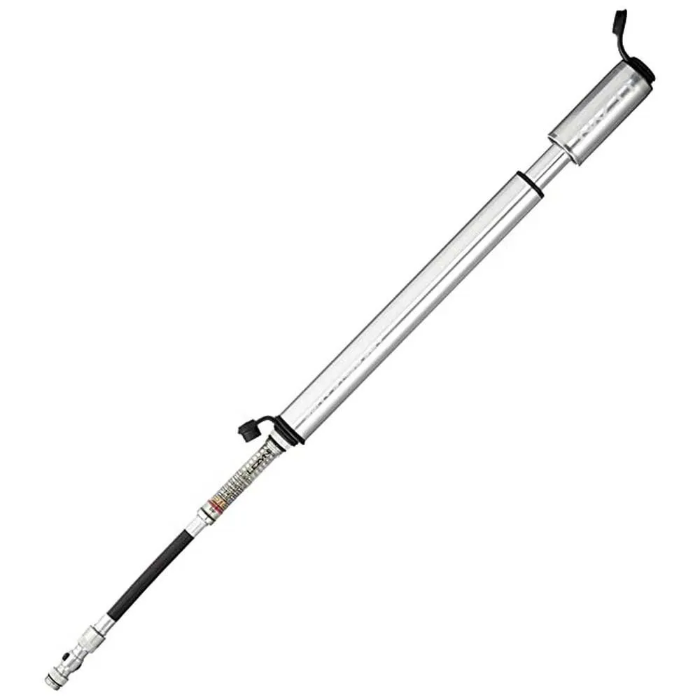 Lezyne Gauge Drive Hp Mini Pump, Silver, 232mm / 120psi