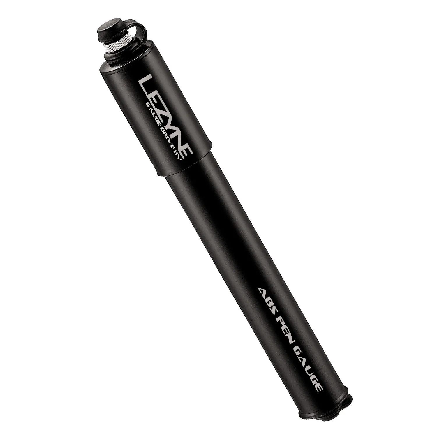Lezyne Gauge Drive medium handpump med manometer, Svart Lezyne Gauge Drive medium handpump med manometer, Svart