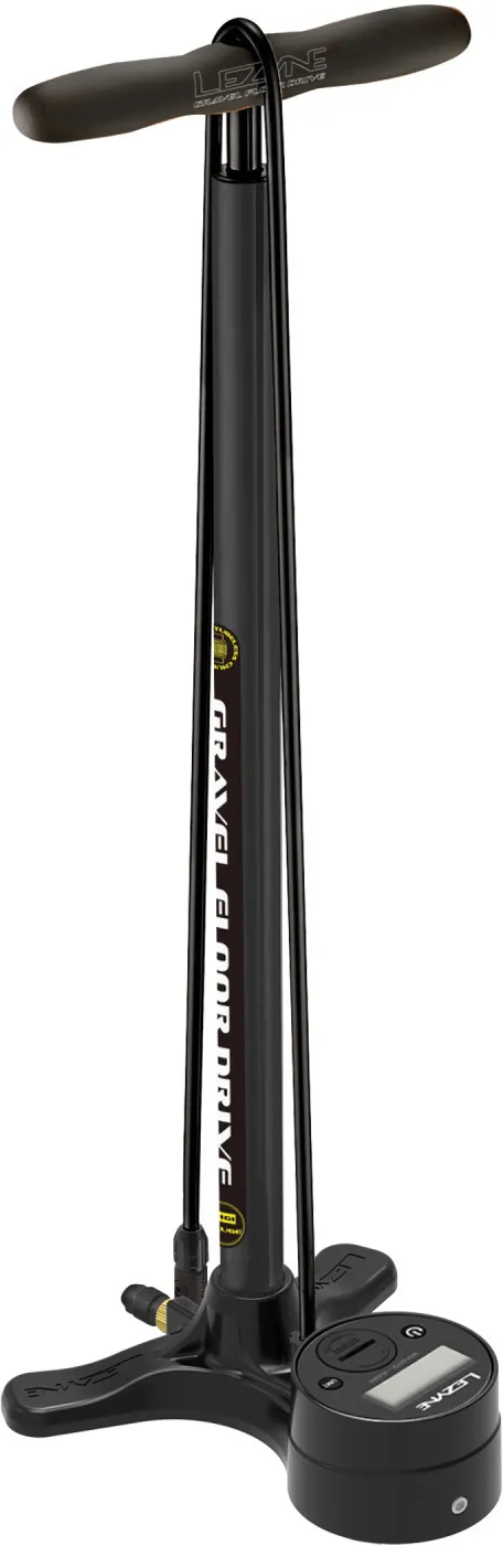 Lezyne Gravel Digital Drive Fotpump Lezyne Gravel Digital Drive Fotpump