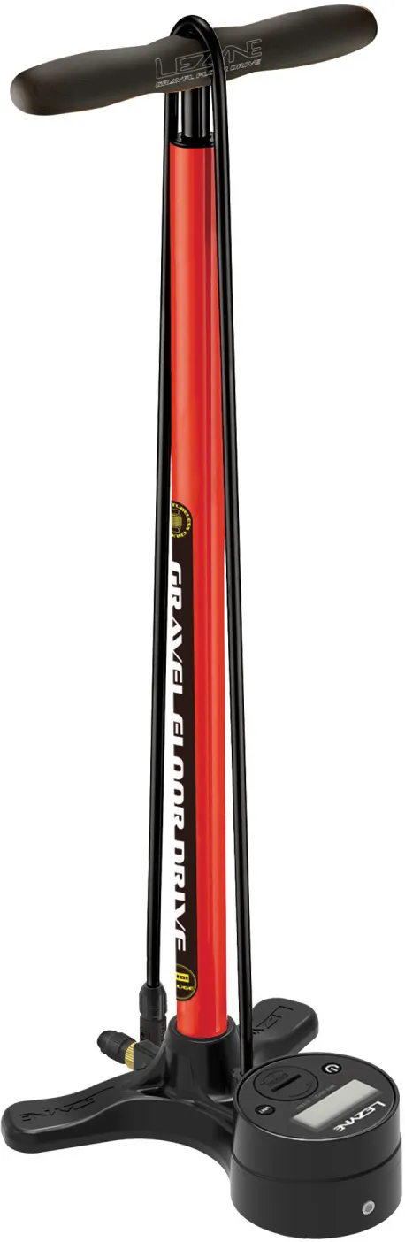 Lezyne Gravel Digital Drive Fotpump Lezyne Gravel Digital Drive Fotpump