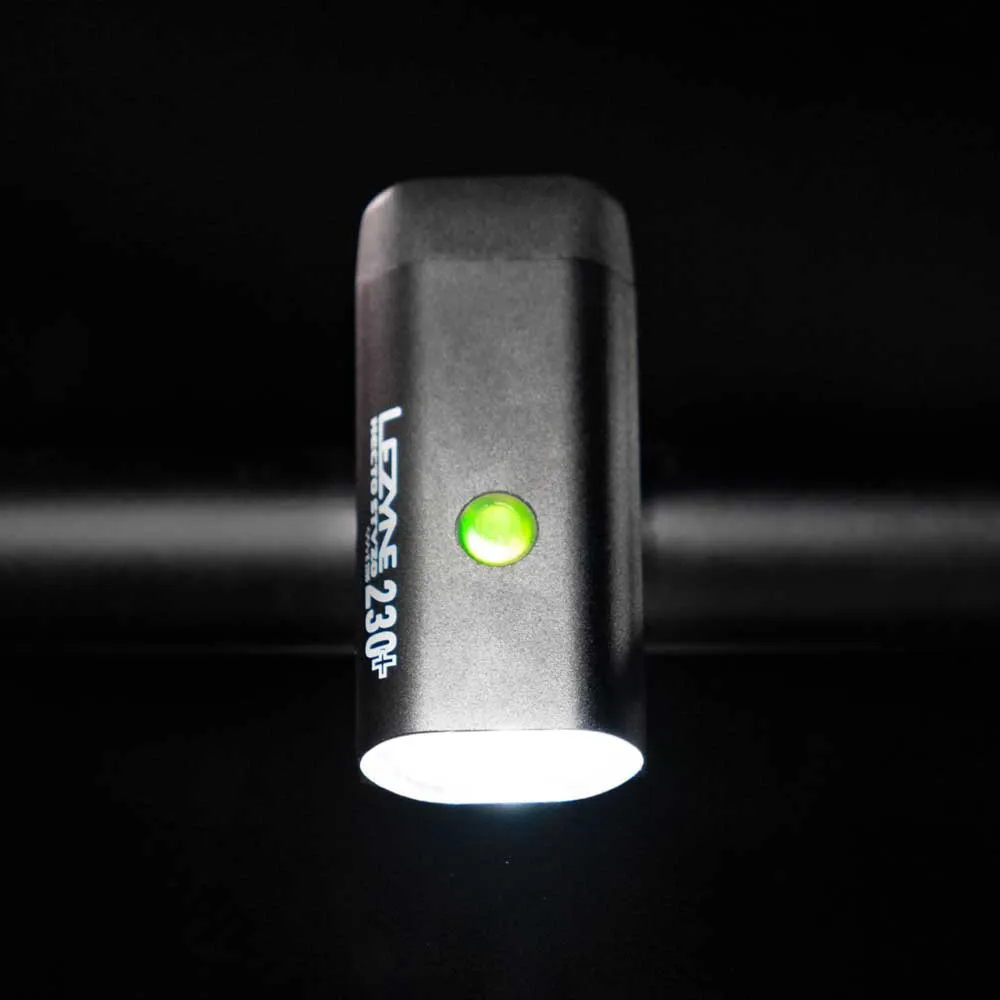 Lezyne Hecto Stvzo 230+ Framlampa, Satin black, 230 Lumens