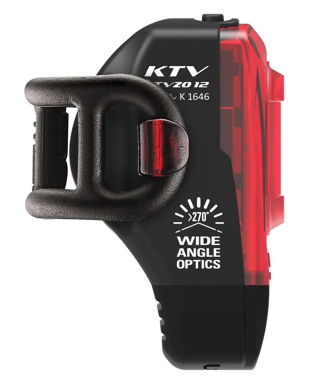 Lezyne KTV StVZO Baklampa, Black, 11 Lumens