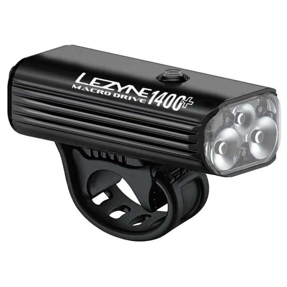 Lezyne Macro Drive 1400+ Framlampa, Satin black, 1400lm