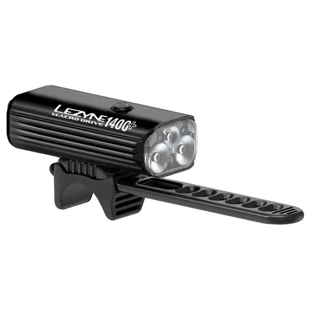 Lezyne Macro Drive 1400+ Framlampa, Satin black, 1400lm