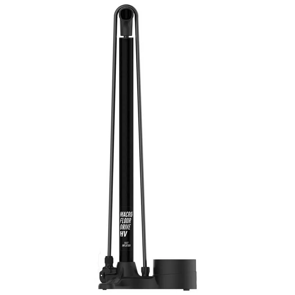Lezyne Macro Floor Drive Dv-hv Cykelpump, Black, 100psi