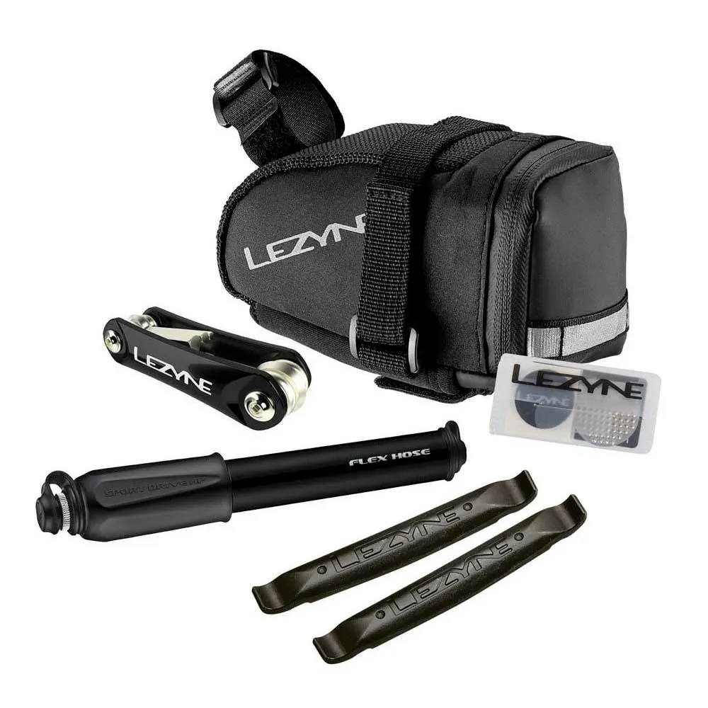 Lezyne Medium Caddy Sport Kit Verktygssadelväska, Black, One Size