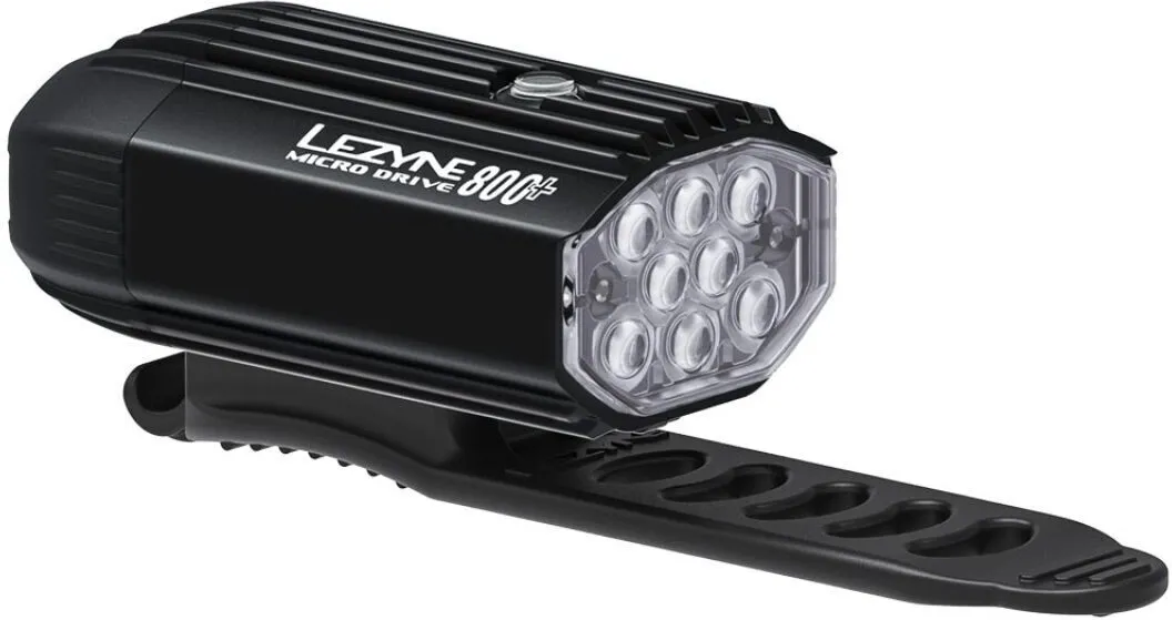 Lezyne Micro Drive 800+ Framlampa, Black Lezyne Micro Drive 800+ Framlampa, Black