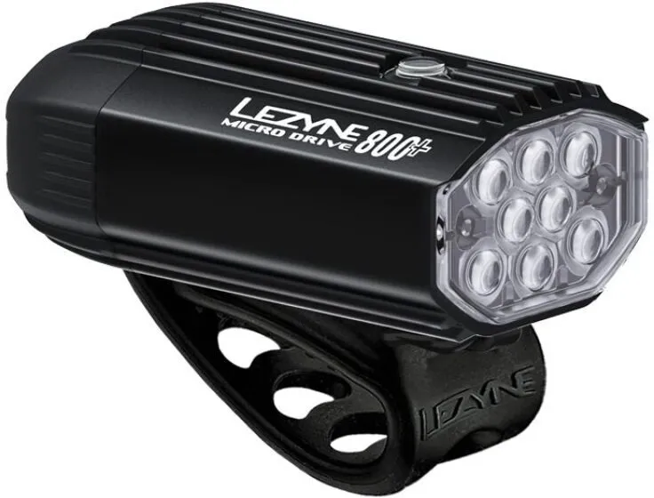Lezyne Micro Drive 800+ Framlampa, Black Lezyne Micro Drive 800+ Framlampa, Black
