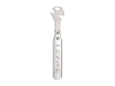Lezyne pedalnyckel med flasköppnare, Hi polish silver / nickel, One Size Lezyne pedalnyckel med flasköppnare, Hi polish silver / nickel, One Size