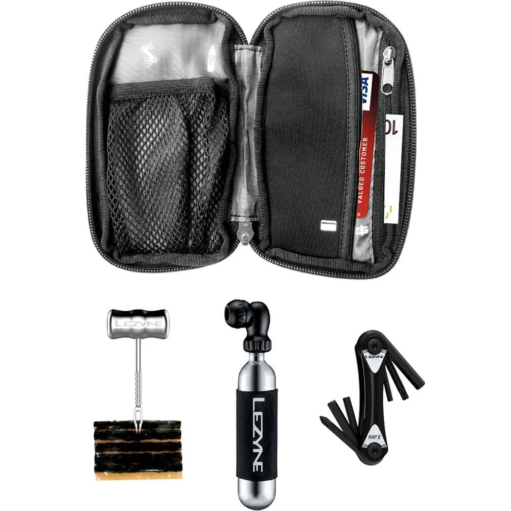 Lezyne Pocket Organizer Mtb 0.12l Sadeltaske, Black, One Size