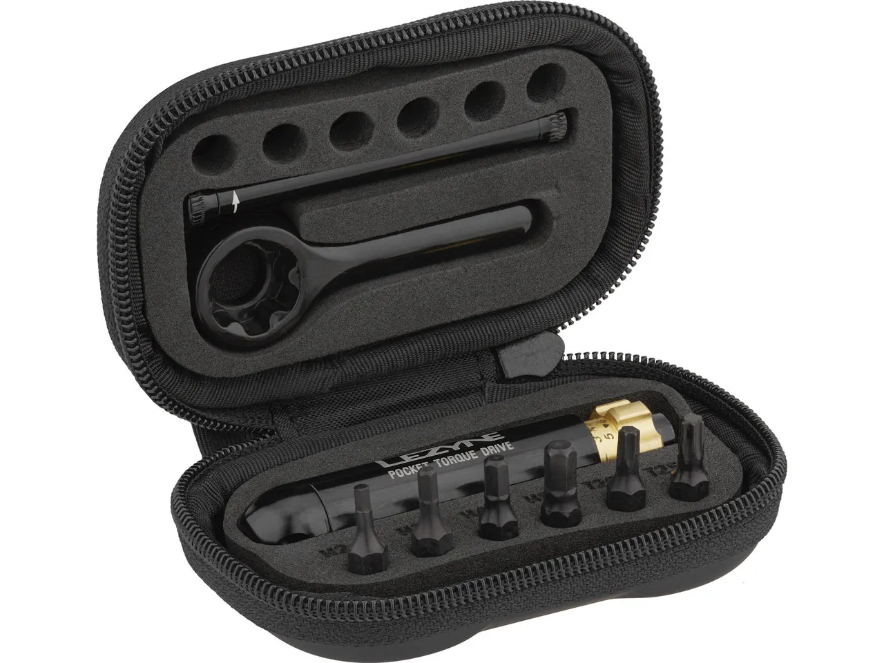 Lezyne Pocket Torque Drive Drehmomentschlüssel 2-6 Nm, Black, One Size