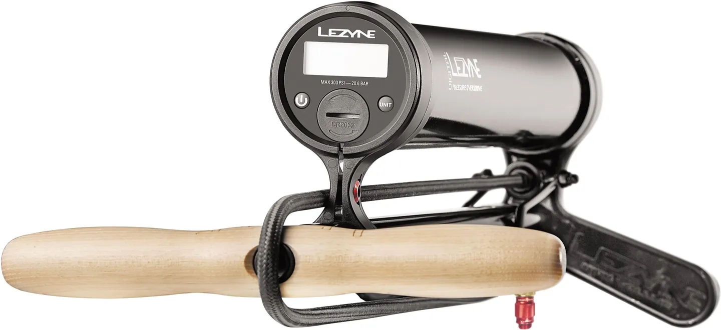 Lezyne Pressure Over Drive Digital Pump, Black