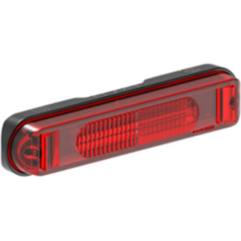 Lezyne Rack Pro E40 Stvzo Bakljus, Black / red, 40 Lumens