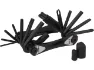 Lezyne RAP II 13 Multitool mit Tubeless Reparaturset, Black, One Size