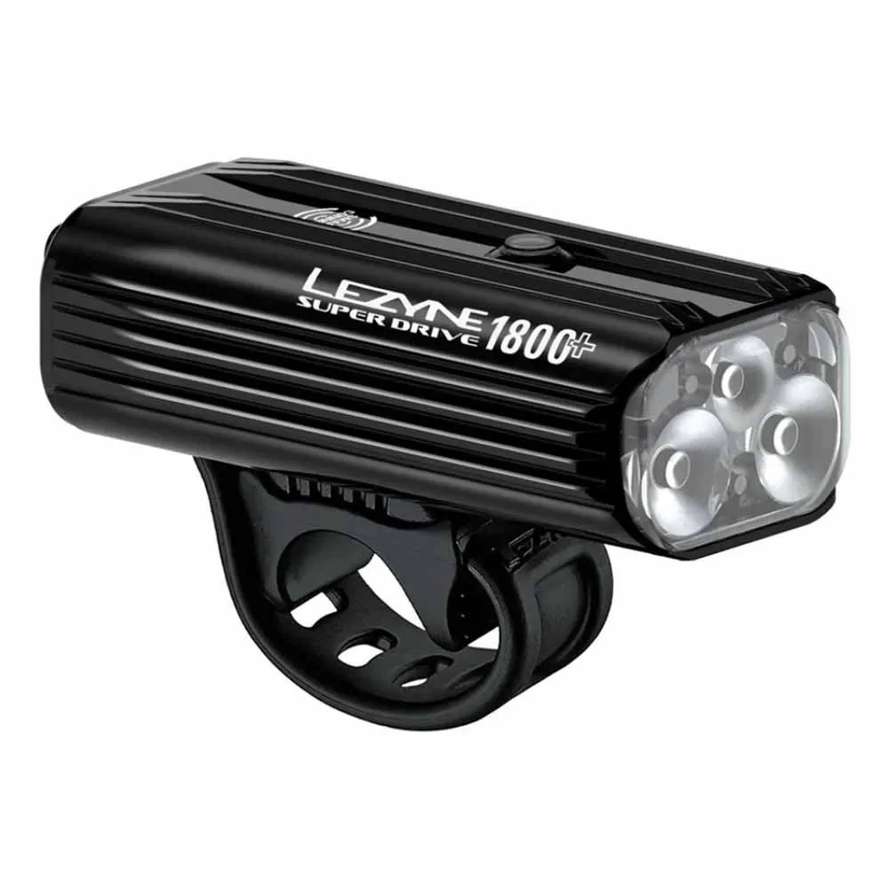 Lezyne Super Drive 1800+ Framlampa, Black, 1800 Lumens