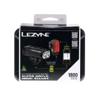 Lezyne SUPER DRIVE 1800+ SMART LOADED Front/Rear Light Kit