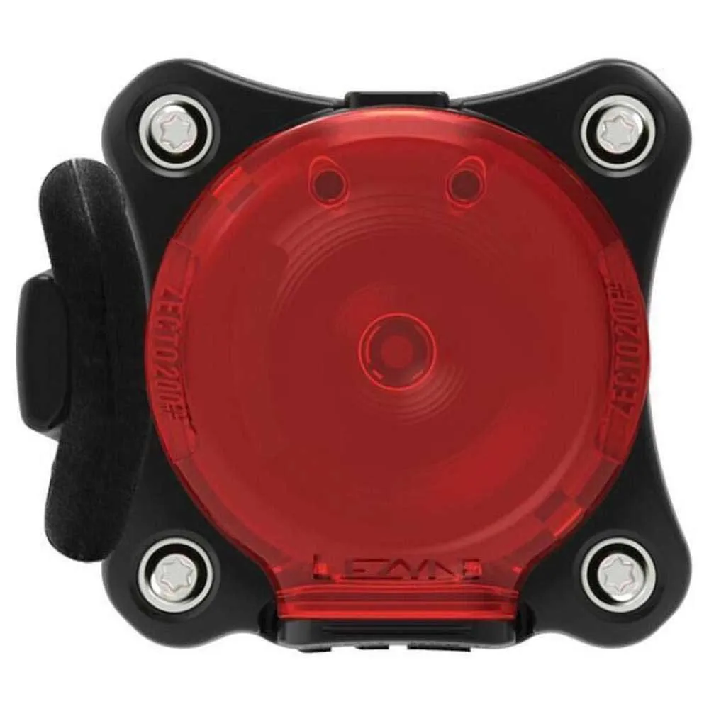 Lezyne Zecto Drive 200+ Bakljus, Black / red, 200 Lumens
