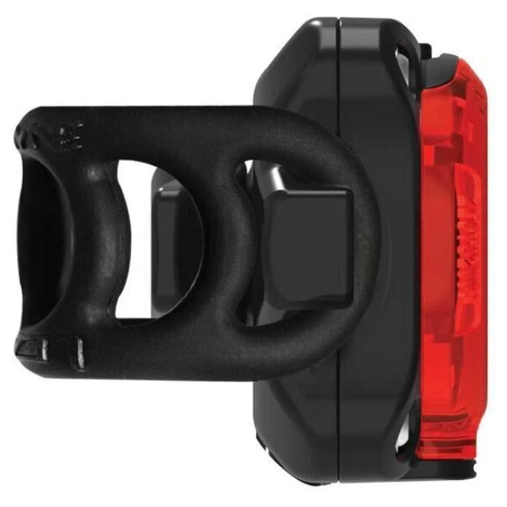 Lezyne Zecto Drive 200+ Bakljus, Black / red, 200 Lumens