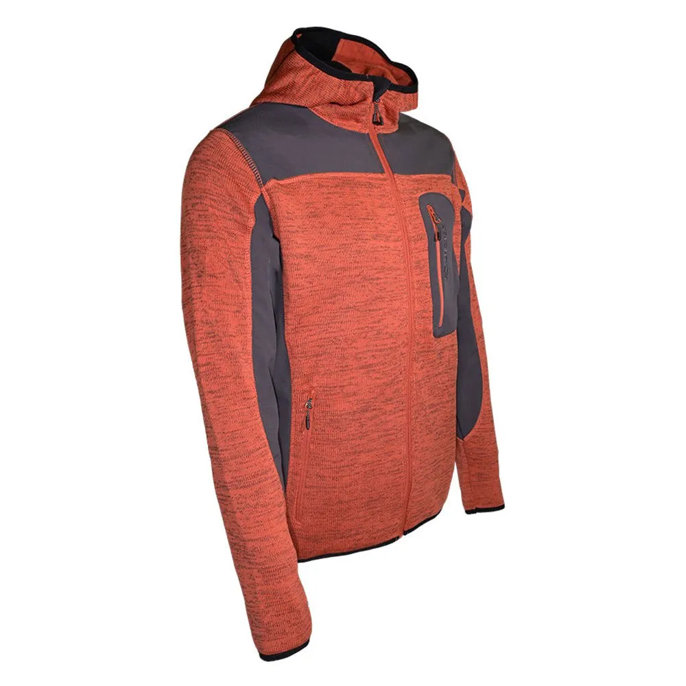 Lhotse Maddox Fleecejacka Med Dragkedja, Brick