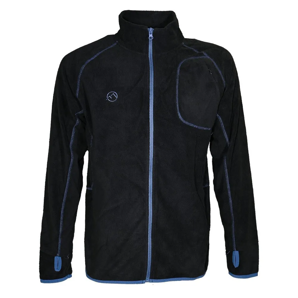 Lhotse Paolo Fleecejacka Med Dragkedja, Black