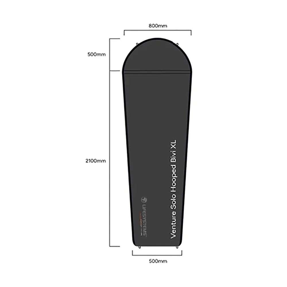 Lifesystems Venture Solo Xl Bivibag, Black / grey