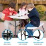 Lifetime 82.5x90x53.5 Cm Picnic Bord, Cream, One Size